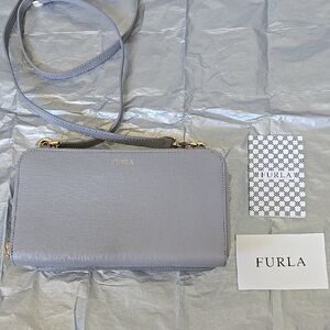 Furla Gray Crossbody Bag